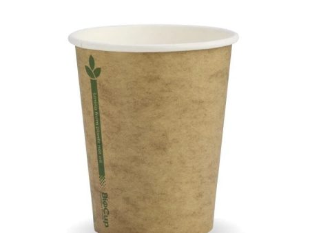 280ml   8oz Kraft Coffee Tea BioCup (Hot Beverages) - Each Fashion