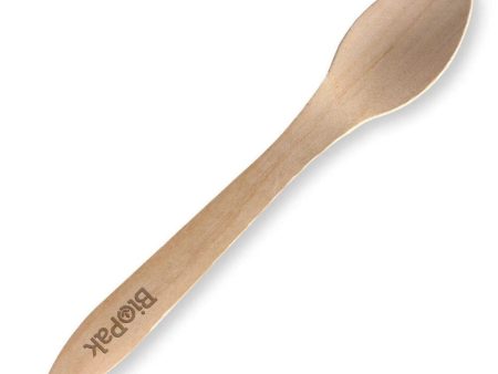 19cm Wood Spoon - Each For Cheap