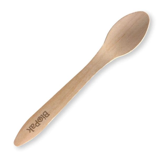 19cm Wood Spoon - Each For Cheap