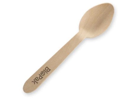 10cm Wood Teaspoon - Each Supply