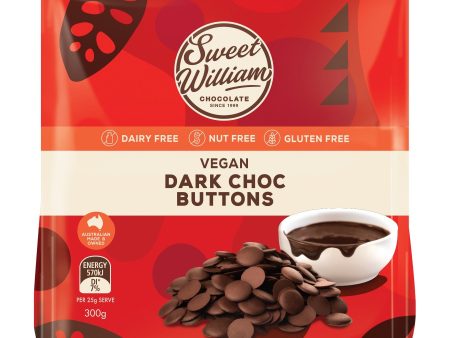 300g Dark Choc Buttons Supply