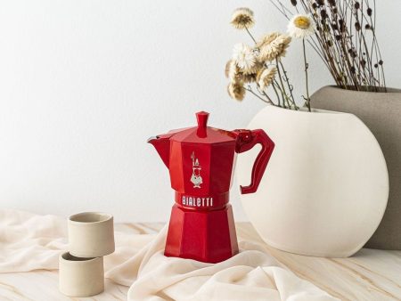 Bialetti MOKA EXCLUSIVE RED 6 CUP on Sale