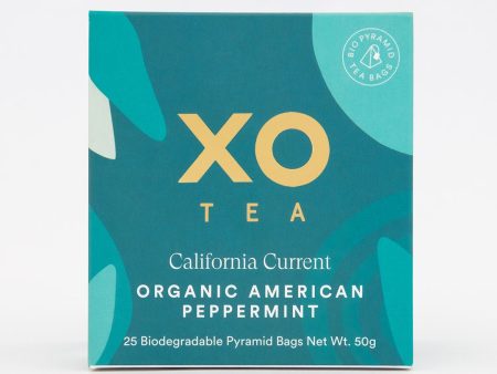 XO Tea California Current Peppermint - 25 Teabags Cheap