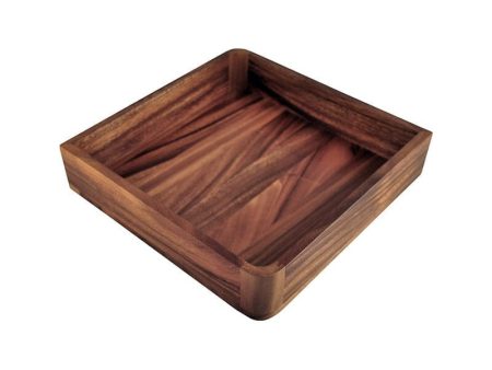 Acacia 12  Square Bowl For Discount