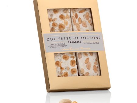 Twin Pack Hazelnut & Almond Torrone Gold 60g For Cheap